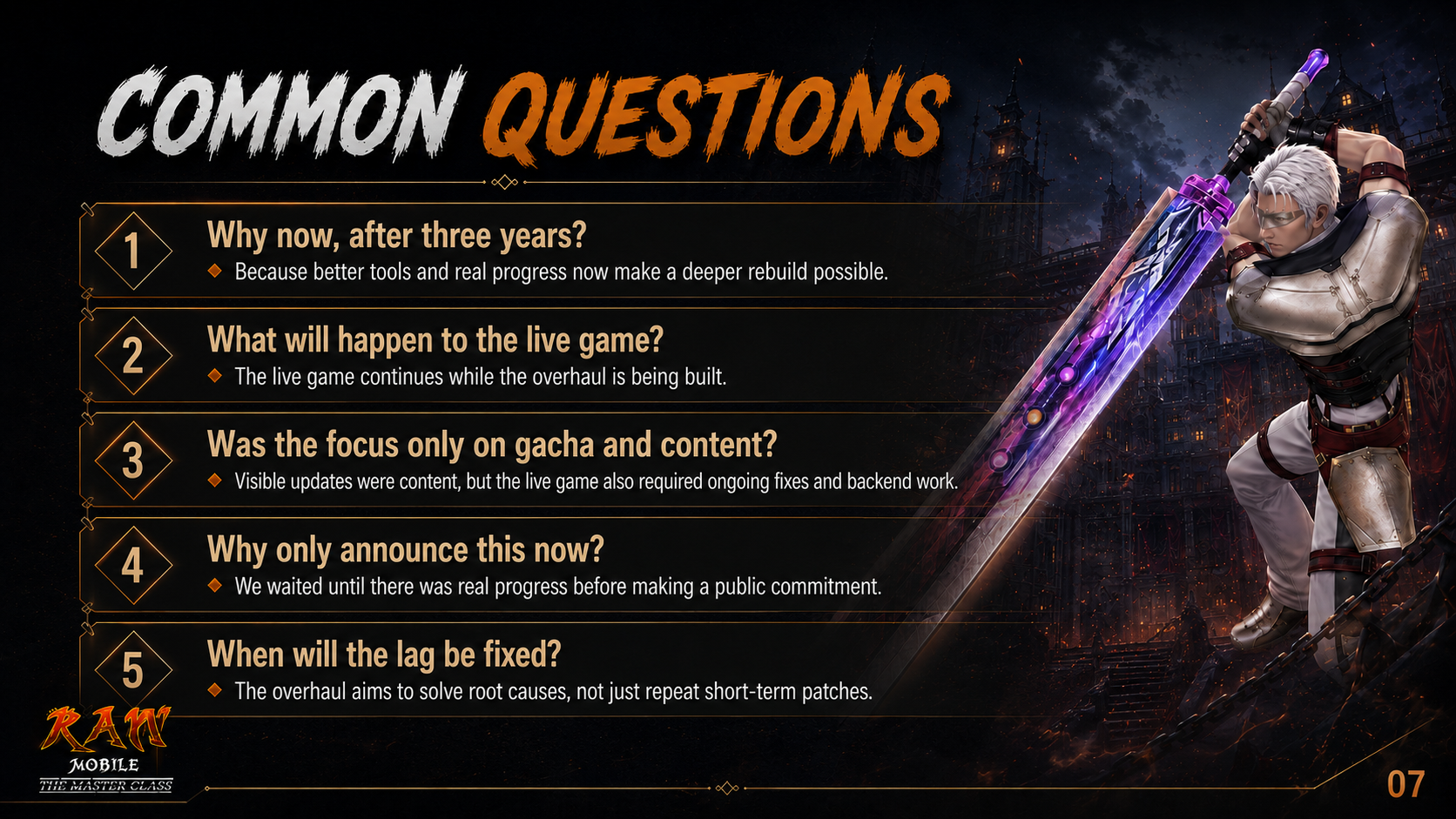 Common Questions - Answers