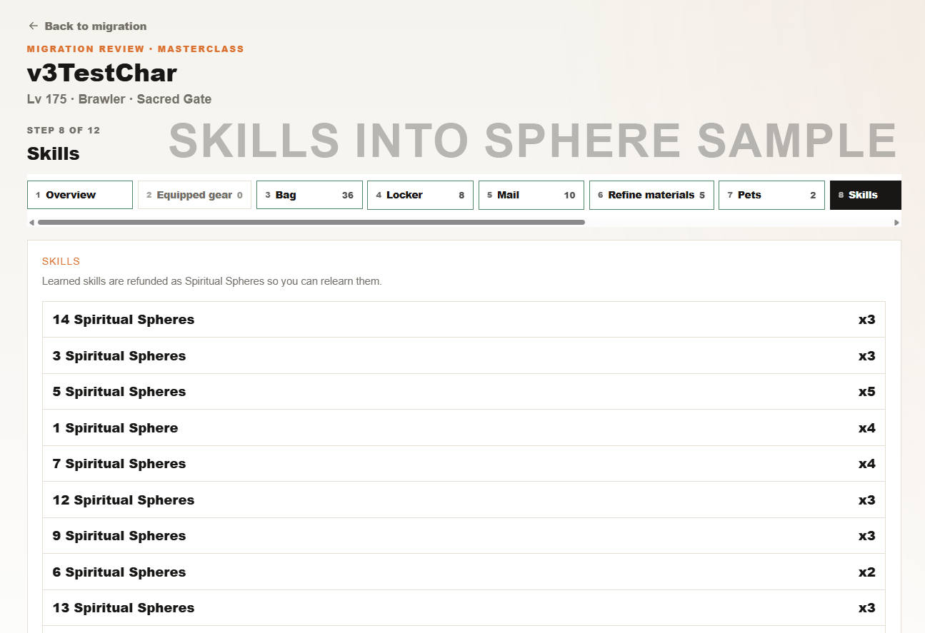 Skill Migration Preview